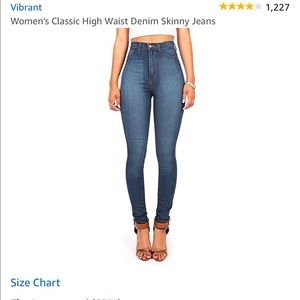 Vibrant High waisted jeans